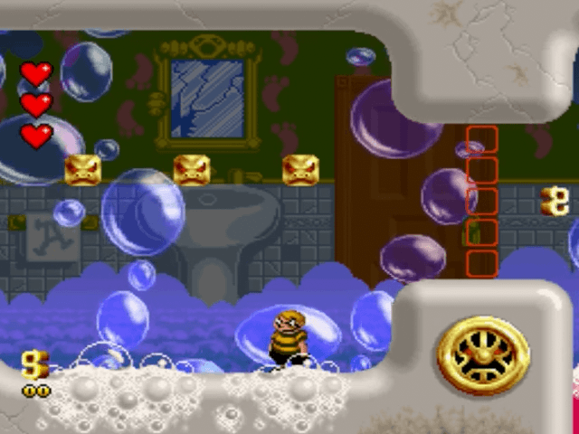Addams Family Pugsley's Scavenger Hunt screenshot 3 for Super Nintendo